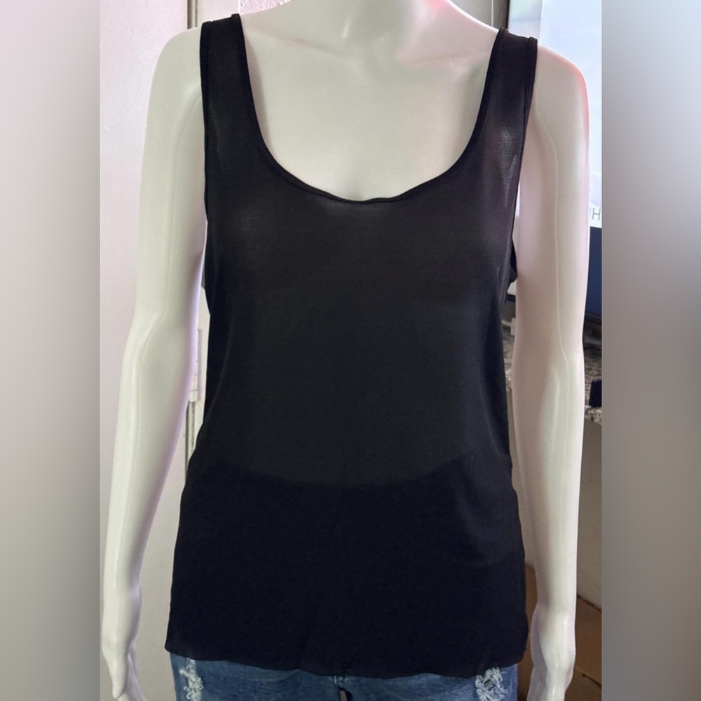Zara Black Sleeveless Tank Top